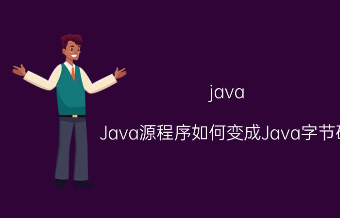 java Java源程序如何变成Java字节码？